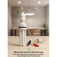 12VDC 20w E27 Daylight Energy Savings Bulb in Set; Bulb only