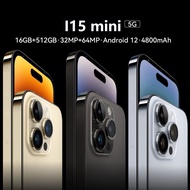 New i15 mini Mobile Phone Cross-Border 18cm I15 pro Smart Foreign Trade Mobile Phone max