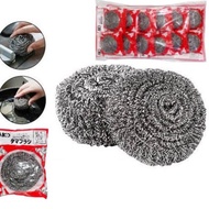 1 LUSIN ISI 12 PCS Sabut Ako 40 / Sabut Kawat Stainless Steel / Spons Kawat Cuci Piring / Sabut Goso