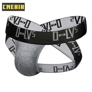 CMENIN ORLVS 1Pcs Cotton Patchwork Soft Men Underwear Thong Men Jockstraps New Arrival Jockstrap Mens Thongs G strings Man OR502