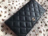 Chanel Caviar Long Wallet 魚子醬 長銀包