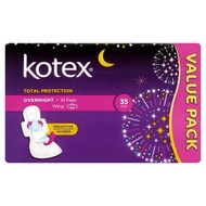 Kotex Total Protection Overnight Wing 35cm 14 Pads