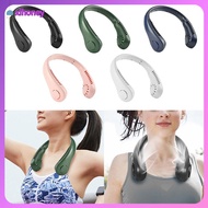 XIHONEY Leafless Outdoor Sports 1000mAh Neck Fan Lazy Air Conditioner Air Cooler Neck Hanging Cooler