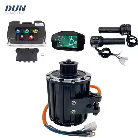 QS120 70H 2000W PMSM QS 120 Motor Kit with 72340 FarDriver Controller and Throttle for Electric Vehi