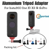 Aluminum Tripod Mount Adapter Insta360 One X2 X1 GoPro Max 5 6 7 8 9 impot77 Let's Buy