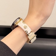 Leather Metal Watch Strap Compatible For mi band 10 Strap mi band 9 Strap Smart Band 10 Strap Soft S