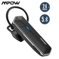 high sound quality♣Mpow EM18 Business Wireless Headset Bluetooth 5.0 Single Ear Earphone with CVC8.0 Noise Reduction&amp;2