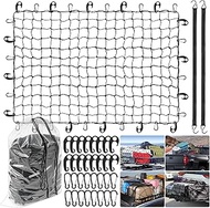 180 x 120 cm/5.9 x 3.94 ft luggage net, stretchable up to 360 x 240 cm/11.8 x 7.88 ft, with 1 storag