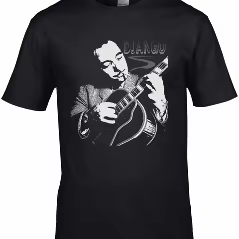 Django Reinhardt Jazz Guitar Gypsy Homage T Shirt Master Dtg