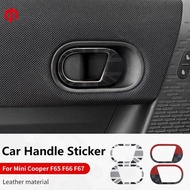 Car Door Handle Door Bowl Trim Decoration Stickers For Mini Cooper F65 F66 F67 Cabrio Car Interior D