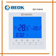 [1389] Beok Blue Backlight Hand And Wifi Thermostat for Gas Boiler Program Energy Save Heating Temperature Regulator
