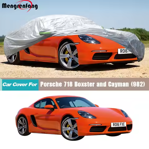 Car Cover Anti-UV Sun Shade Rain Snow Dust Protection Cover For Porsche 718 Boxster Cayman Spyder 20