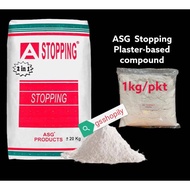 1KG ASG Stopping Compound Plaster Ceiling Wall Repair Simen Plaster Siling Penampal Dinding Siling K
