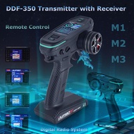 DUMBORC Remote Controller DDF-350 2.4GHZ 10CH HD Screen RC Transmitter with Receiver Radio system fo