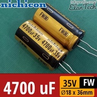 Basercell - Elco 4700Uf 35V Nichicon Fw Gold Capacitor 4700 Uf Capacitor Elantech