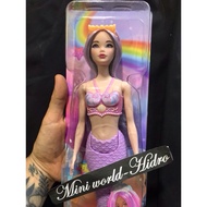 Ca3 Mermaid Doll B a r b i e Mermaid Doll with Pink & Lilac Fantasy Hair & Headband Accessory