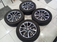 TERJAMIN ASLI VELG MOBIL BEKAS ORI WULING CORTEZ RING 16 &amp; BAN 205/55