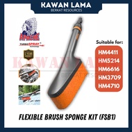 APACHE FlexiSpray FSB1 High Pressure Water Jet Cleaner Flexible Brush Sponge Kit for HM4411 HM5214 H