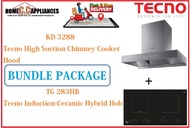 TECNO HOOD AND HOB FOR BUNDLE PACKAGE ( KD 3288 &amp; TG 283HB ) / FREE EXPRESS DELIVERY