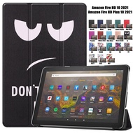 Amazon Fire HD 10 2021 Case Magnetic Fold Leather Stand Tablet Shell Funda For All New Fire HD 10 20
