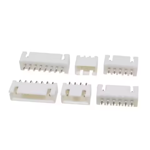50Pcs JST XH2.54 2/3/4/5 Pin Terminals Plastic Shell Male Plug + Female Socket Wire Connector XH 2.5