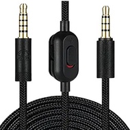 3.5mm Audio Cable for Logitech G Pro X G433 G233 Gaming Headset Inline Mute