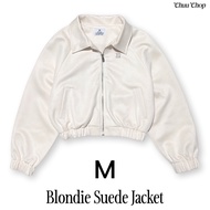 chuuchop(C8355)Blondie Suede Jacket เสื้อแจ็คเก็ตหนังกลับ
