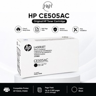 HP 05A CE505AC Original LaserJet Toner Cartridge Black for HP P2035 P2055 | Kartrij Toner Printer Hi