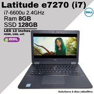 ลดสุดๆ โน๊ตบุ๊ค Dell Latitude e7270 Notebook โน๊ตบุ๊ค i7 แล็ปท็อปมือสอง ลงโปรแกรม พร้อมใช้