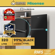 HISENSE 320L INVERTER 2 DOOR FRIDGE RT328N4ABN