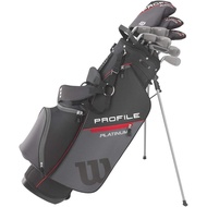 WILSON Men's Profile Platinum Complete Golf Club Package Set - Right Handeded, Stand Bag,  Size Tall