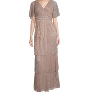 Vnxk surplus stone-embellished layered maxi dress R&M RICHARDS size 10(N94-100,E82-87)