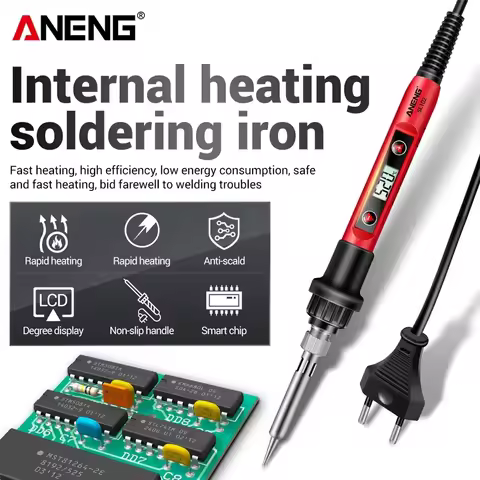 ANENG Electric Soldering Iron SL101/SL102 US/EU Plug Adjustable Temperature 110V/220V Professional E