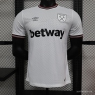 【 Player Version 】 2023-24  West Ham United away white high-quality custom football shirt GHUJ