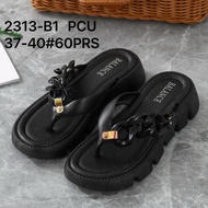 Id BALANCE WOMEN'S SANDALS RUBBER JELLY TRENDY RECENT CHAIN MOTIF 2313-B1IMPORTED