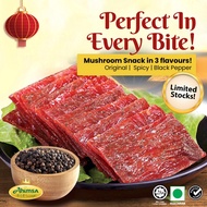 Original Mushroom Snack (HALAL) －Bak Kwa 香菇肉干 LONG EXPIRY / NEW STOCK Ahimsa x2 pack/10psc 素 vegetar