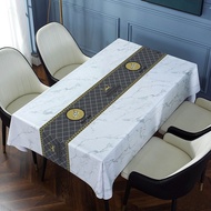 ผ้าปูโต๊ะสไตล์นอร์ดิก ผ้าปูโต๊ะหนัง ผ้าปูโต๊ะกันน้ำและน้ำมัน ผ้าปูโต๊ะ PVC