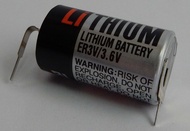 Bản gốc/1 chiếc♕Original er3v 3.6V er14250 1 2AA với chân hàn với chân trục