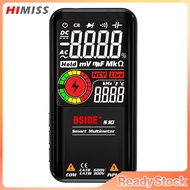HIMISS เครื่องมัลติมิเตอร์หน้าจอสี S10ขนาดใหญ่อัจฉริยะ Bside หน้าจอสี S11