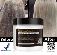 BPOM CINDYNAL Hair Mask SMOOTH AND MOISTEN HAIR  Pelurus Rambut Tanpa Catok Asli Hair Treatment Smoothing - 500g