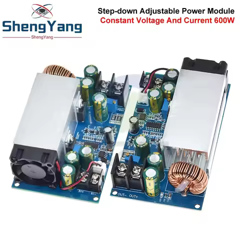 1/2PCS DC12-75V 600W 25A DC-DC Buck Constant Voltage Constant Current Converter Buck Regulator Adjus
