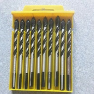 Black Multi-Purpose Drill Bit - Drill Bit for Ceramic Tiles, Glass, Marble, Concrete - 8mm thick iro