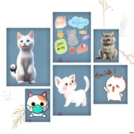 Ironized Image, Heat Pressed Cat Image - Year of the Cat 114