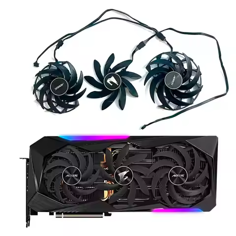 Graphic card fan pld10015b 12h 0.55a 4pin for Gigabyte aorus GeForce RTX 3070 3080 3090 Xtreme RX 68