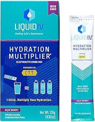 Liquid IV, Hydration Multiplier Acai Berry 8 Count, 128 Gram