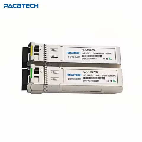 Strong Compatibility 100/80/70/60/40/20/10km Single Fiber 10G Mini GBIC WDM BIDI SFP 1270nm/1330nm D