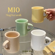 [gojocasa] Mio Minimalist Plain Ceramic Drinking Glass Mug/Aesthetic Ceramic Mug