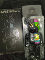 Kaws Original Fake 半解剖黑 400% 庫柏力克熊 Dissected Companion Be@rbrick Black 400%