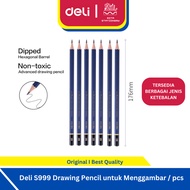 Deli Drawing Pencil Unit Drawing Pencil/ Pencil/ for Drawing - 3H, 2H, H, HB, B, 2B, 3B, 4B, 5B, 6B,