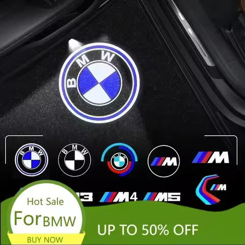 Car 2X LED Car Door Welcome Courtesy Lamp Projector Light for BMW X5 E70 E60 F10 F20 F30 X3 X6 Z E90